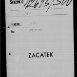 Formulář resp. titulní list vkládaný operativním pracovníkem do (pod)svazku před jeho filmováním.