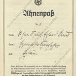 11. Ukázky průkazů a dokumentů. ABS, Německé soudy v Protektorátu Čechy a Morava, sign. 134-150-6_03
