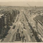 13. Pohlednice a Václavské náměstí v Praze, 1942. ABS, Německé soudy v Protektorátu Čechy a Morava, sign. 134-343-11