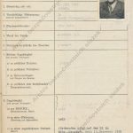 8. Ukázka ze služebního spisu justičního zaměstnance. ABS, Německé soudy v Protektorátu Čechy a Morava, sign. 134-472-5_02