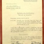 Návrh na zatčení Pravomila Raichla (vyš. spis arch. č. V-6566 MV)